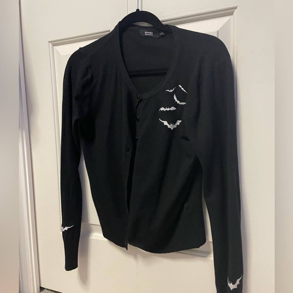 Banned Alternative Spooky Bat Sweater